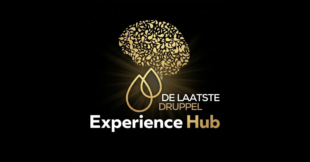 Druppels van De Laatste Druppel sijpelen in Experience Hub. Symboliseert de overname - credits: Jeff Buysse